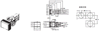 A16 外形尺寸 7 A16[]-J[]-T1_Dim