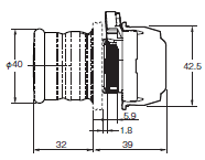 A22NE-PD / A22NE-P / A22E 外形尺寸 16 