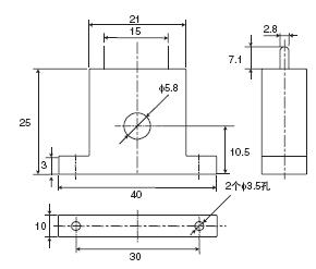 CJ1W-TC 外形尺寸 4 E54-CT1_Dim