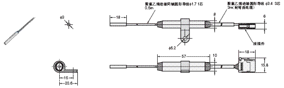 E2C-EDA 外形尺寸 2 