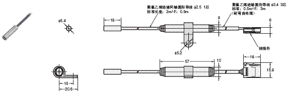 E2C-EDA 外形尺寸 3 