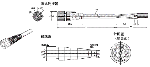 D40A / G9SX-NS 外形尺寸 6 