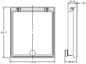 Y92A-□□N 外形尺寸 4 