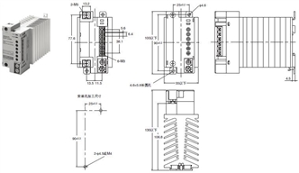 G3PF 外形尺寸 5 G3PF-□35B_Dim