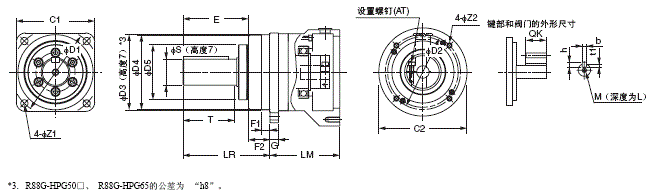 R88M-G, R88D-GT 外形尺寸 108 