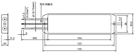 R88M-G, R88D-GT 外形尺寸 127 