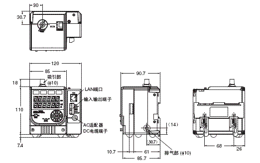 ZN-PD-S 外形尺寸 1 