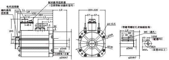 R88M-K, R88D-KN□-ECT 外形尺寸 62 