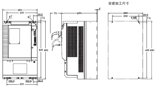 R88M-K, R88D-KN□-ECT 外形尺寸 15 