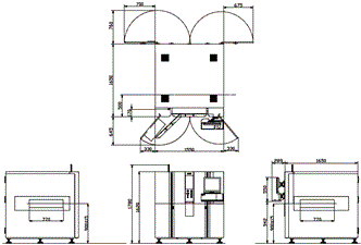 VT-X700-E / -L 外形尺寸 1 