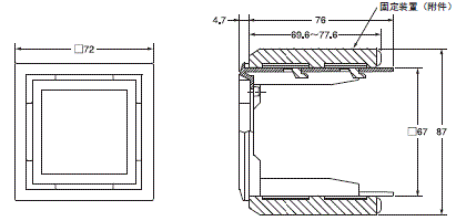 E5CC / E5CC-B / E5CC-U 外形尺寸 29 