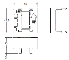 E5CC / E5CC-B / E5CC-U 外形尺寸 11 