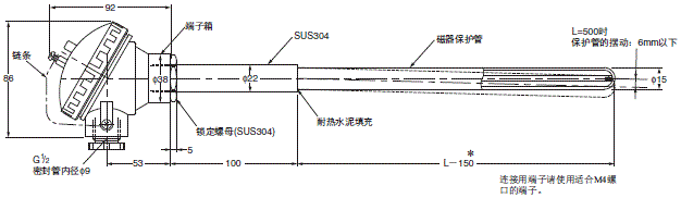 E52 (通用型) 外形尺寸 34 