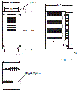 3G3MX2-ZV1 外形尺寸 19 