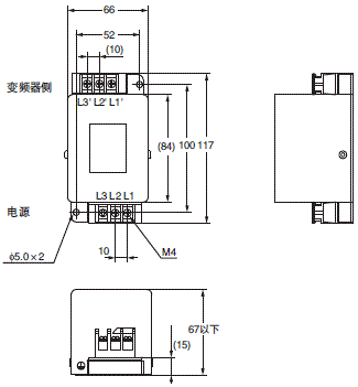 3G3MX2-ZV1 外形尺寸 30 