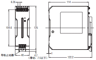 S8VK-G 外形尺寸 4 