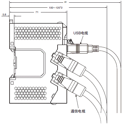 NX-ECC 外形尺寸 3 