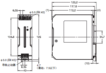 S8VK-C 外形尺寸 2 