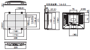 FH系列 外形尺寸 50 