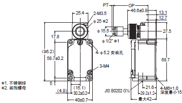 WL-N / WLG 外形尺寸 45 