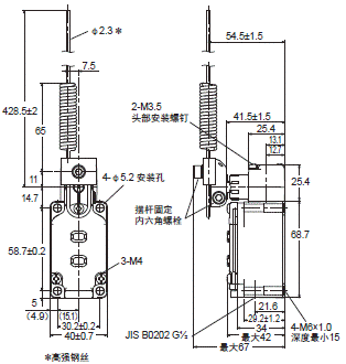 WL-N / WLG 外形尺寸 66 