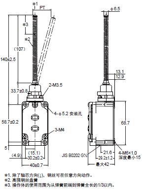 WL-N / WLG 外形尺寸 71 