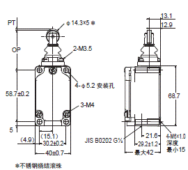 WL-N / WLG 外形尺寸 113 