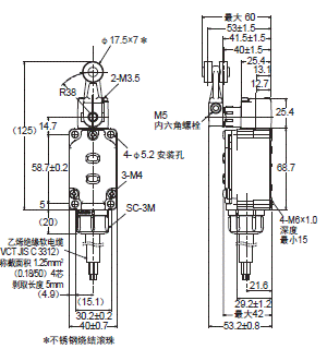 WL-N / WLG 外形尺寸 96 