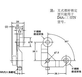 D4A-□N 外形尺寸 74 D4A-E00_Dim