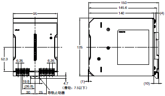 S8VK-T 外形尺寸 3 