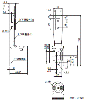 F3SG-R系列 外形尺寸 45 