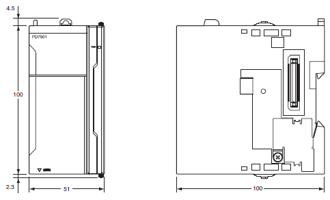 NX-PA / PD 外形尺寸 2 