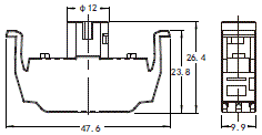 A22NN / A22NL 外形尺寸 45 