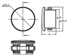 A22NN / A22NL 外形尺寸 49 