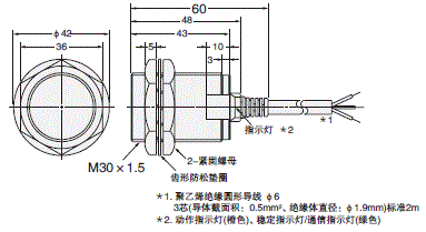 E2E-□-IL□ 外形尺寸 4 