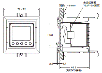 E5CD 外形尺寸 21 