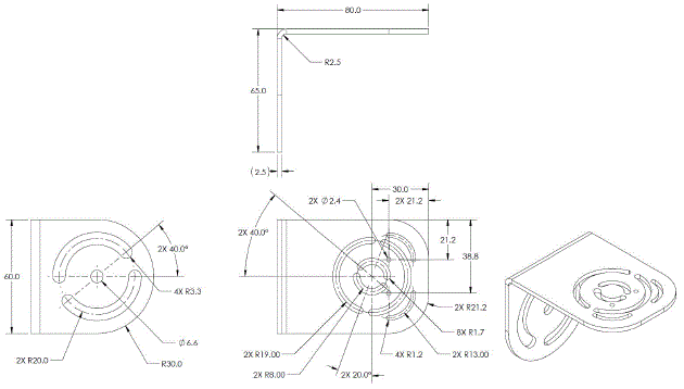 MicroHAWK F430-F/F420-F系列 外形尺寸 4 