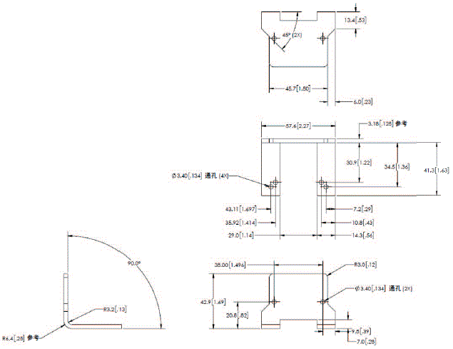 MicroHAWK F430-F/F420-F系列 外形尺寸 8 