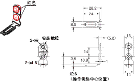 D4GS-N 外形尺寸 9 D4GS-NK2_Dim