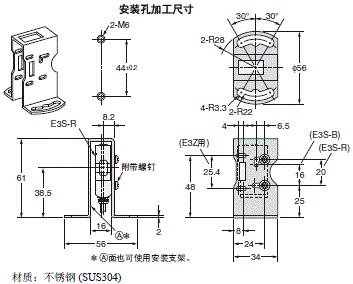 E39-L / -S / -R 外形尺寸 22 