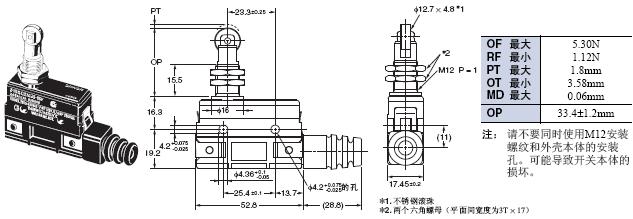 Z 外形尺寸 108 Z-15GQ22A55-B5V_Dim