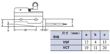 Z 外形尺寸 124 Z-Molded Terminals1