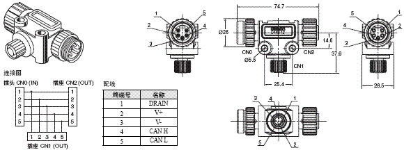 DCA2 / DCN3 / XS4 外形尺寸 57 DCN3-12_Dim