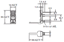 P2RFZ / P2RF, P2R, P7TF, PYFZ / PYF, PTFZ / PTF, PYD, PT, P7LF, PF, P2CF, PFA, P3G / P3GA, PL 外形尺寸 12 