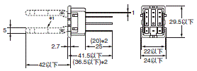 P2RFZ / P2RF, P2R, P7TF, PYFZ / PYF, PTFZ / PTF, PYD, PT, P7LF, PF, P2CF, PFA, P3G / P3GA, PL 外形尺寸 47 