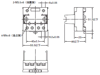 P2RFZ / P2RF, P2R, P7TF, PYFZ / PYF, PTFZ / PTF, PYD, PT, P7LF, PF, P2CF, PFA, P3G / P3GA, PL 外形尺寸 80 