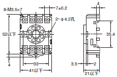 P2RFZ / P2RF, P2R, P7TF, PYFZ / PYF, PTFZ / PTF, PYD, PT, P7LF, PF, P2CF, PFA, P3G / P3GA, PL 外形尺寸 82 