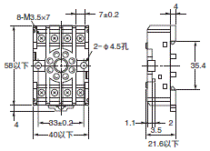 P2RFZ / P2RF, P2R, P7TF, PYFZ / PYF, PTFZ / PTF, PYD, PT, P7LF, PF, P2CF, PFA, P3G / P3GA, PL 外形尺寸 84 