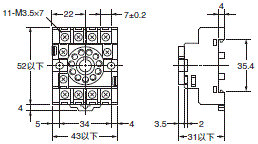 P2RFZ / P2RF, P2R, P7TF, PYFZ / PYF, PTFZ / PTF, PYD, PT, P7LF, PF, P2CF, PFA, P3G / P3GA, PL 外形尺寸 85 