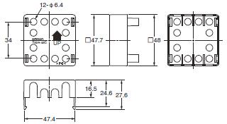 P2RFZ / P2RF, P2R, P7TF, PYFZ / PYF, PTFZ / PTF, PYD, PT, P7LF, PF, P2CF, PFA, P3G / P3GA, PL 外形尺寸 104 